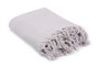 L'essentiel linge de maison Sábana doble de piqué Gris claro